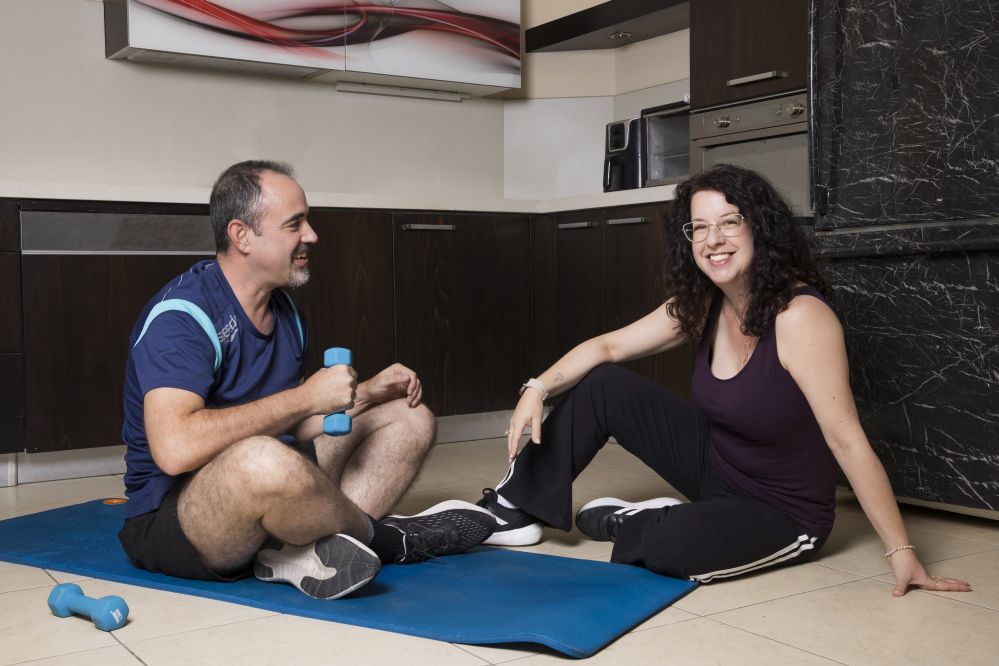 אימון ספורט בבית הלקוח
